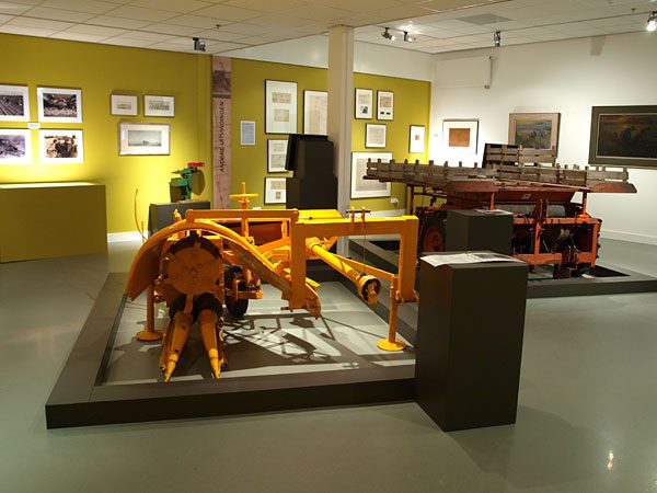 De expositie over Aber Gerlsma in het Fries Landbouwmuseum te Earnewâld.