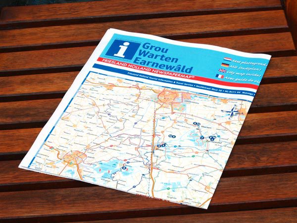 De nieuwe toeristenkaart van Midden Friesland is uit.