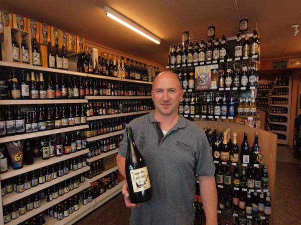 De Jouster biermagnaat Roy Hebing van de bierwinkel Lekker Bier en de bier- en wijngroothandel Diroy.