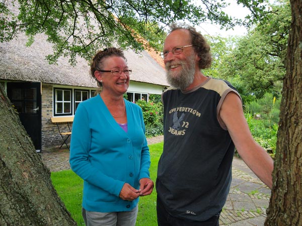 In het paradijs: Marijke en Henk Braad.