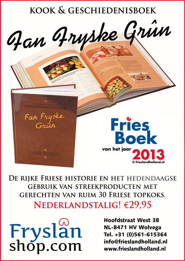 Fan Fryske Grûn: Nederlandstalig kook- en geschiedenisboek