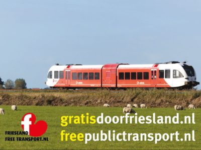 Eén dag gratis openbaar vervoer in Friesland en Drenthe!