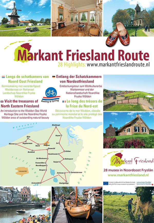 Het bureau voor toerisme Friesland Holland maakt al reclame voor Noordoost Friesland, onder andere met de Markant Friesland Route.