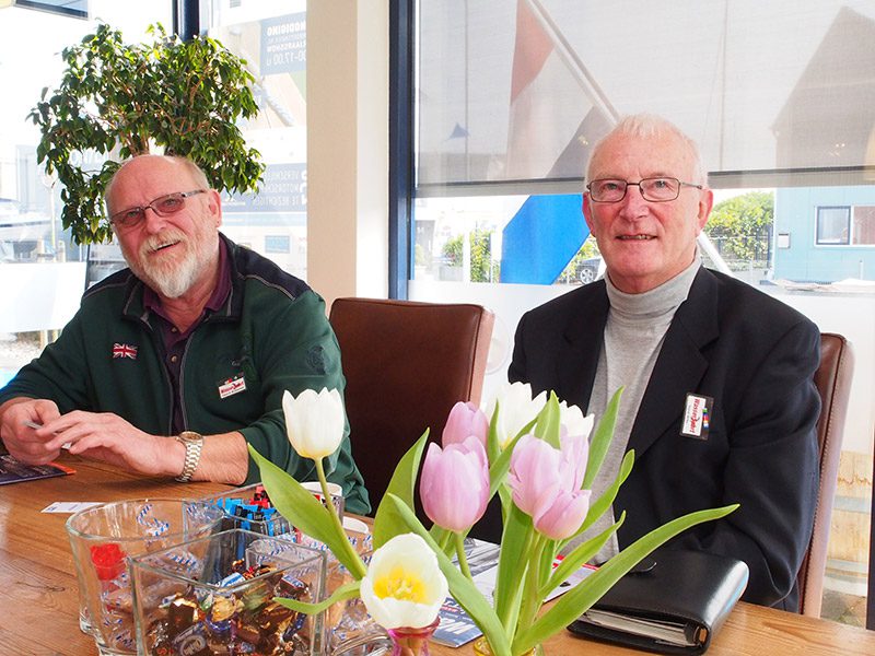Claus D. Breitenfeld (links) en Horst Witte zijn fans van Friesland.