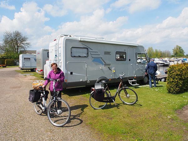 Perfecte sanitaire voorzieningen en camperplaatsen.