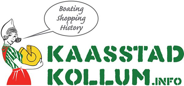 Het door Friesland Holland ontworpen logo van Kaastad Kollum in de kleuren van de gemeente Kollumerland c.a.