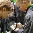 Kinderen rechercheren in Leeuwarder dierentuin