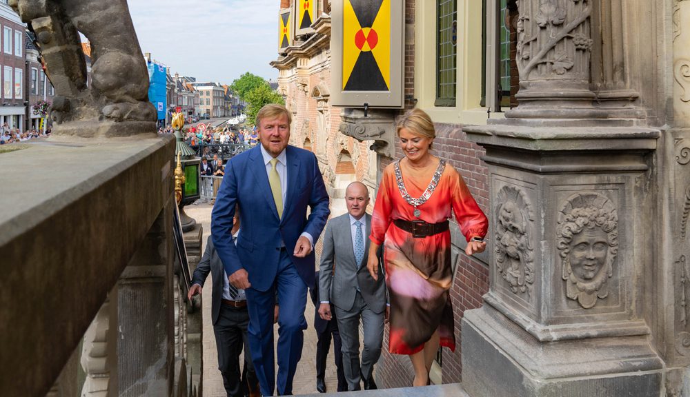 Koning Willem-Alexander opent museum en meeting point ‘De Tiid’ in Elfstedenstad Bolsward