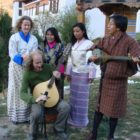 Koninklijk trio Bhutan in Friese burcht