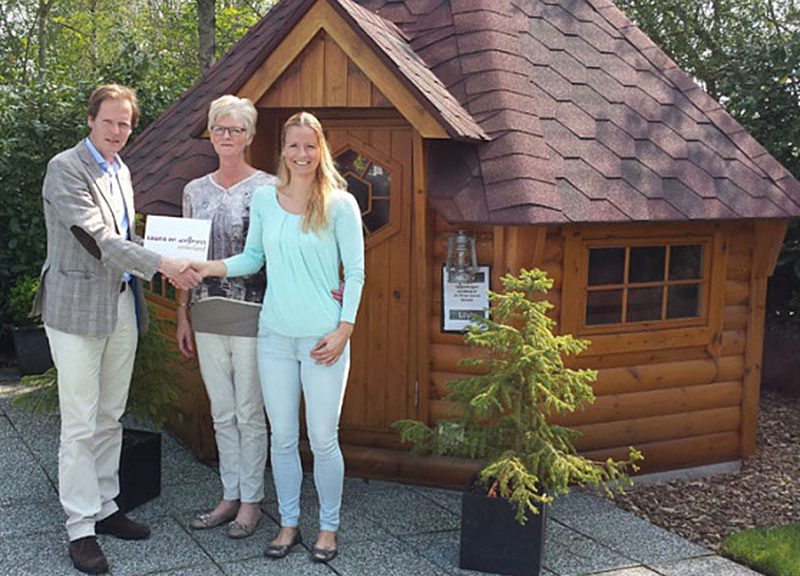 Landelijke erkenning voor sauna Het Friese Woud