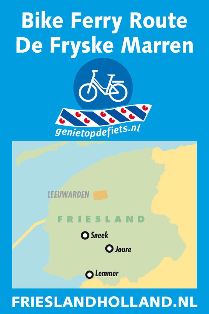 Pontjesroute ‘De Fryske Marren’ is een bijzonder boeiende fietsroute met o.a. UNESCO Werelderfgoed Ir. D.F. Wouda stoomgemaal in Lemmer, weidse polders, de bossen van Sint Nicolaasga, Elfsteden- en watersportstad Sneek, Kameleondorp Terherne, Shopping & Dining City Joure en vele strandjes, zoals in Echtenerbrug-Delfstrahuizen aan het Tjeukemeer.