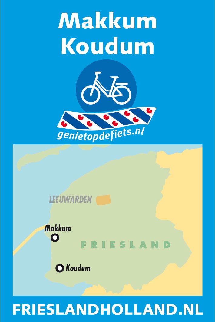 Pocket Cycle Map nummer 3: Makkum-Koudum.