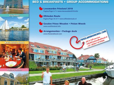 Nieuwe hotelgids en websites van Friesland Holland klaar voor feestjaar 2018