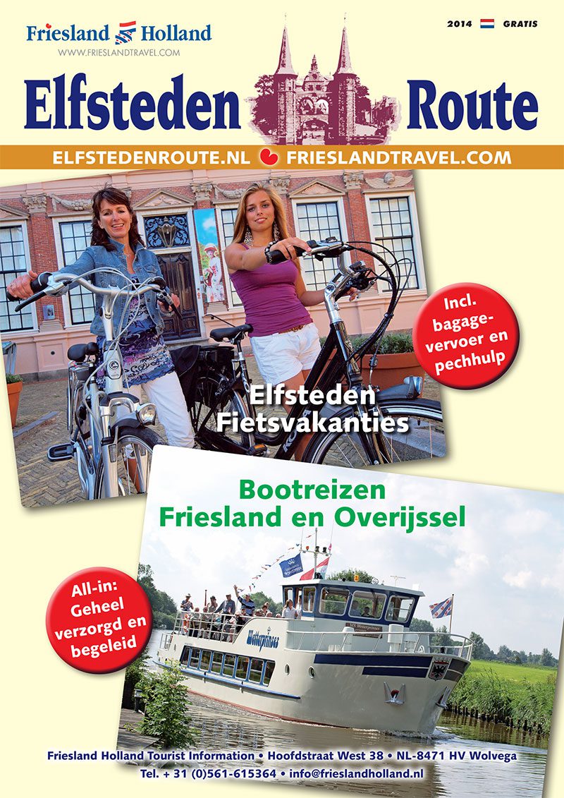 De nieuwe Nederlandstalige reisbrochure van Friesland Holland Travel gaat op tournee door Nederland en België. 